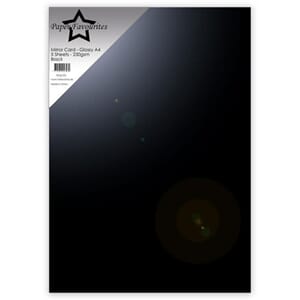 Paper Favourites - Black Mirror Card Glossy 250gsm
