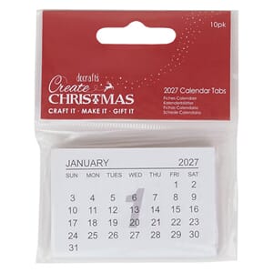 Papermania: Create Christmas 2027 Calendar Tabs