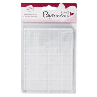 Papermania - Clear Stamp Block, str 10,2 x 13,3 cm