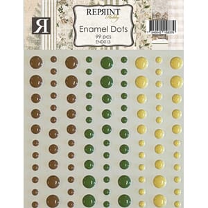Reprint - Adhesive Enamel Dots Cozy Christmas
