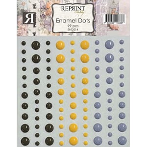 Reprint - Adhesive Enamel Dots Enchanted Halloween