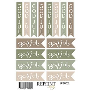 Reprint - Cozy Christmas Text Collection Stickers