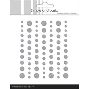 Simple and Basic - Concrete Glitter Enamel Dots