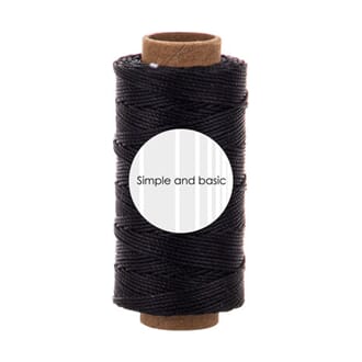 Simple and Basic - Black Polyester Thread, 50m