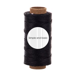 Simple and Basic - Black Polyester Thread, 50m
