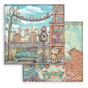 Stamperia: Bench and Nest - Furry Friends 2