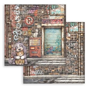 Stamperia: Street Art Dog and Cat - Furry Friends 2