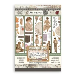 Stamperia - Flowers and Poems A5 Washi Pad