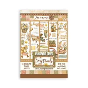 Stamperia - Cozy Family A5 Washi Pad