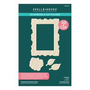 Spellbinders - Greenwich Market Frame 3D Emboss & Cut Folder