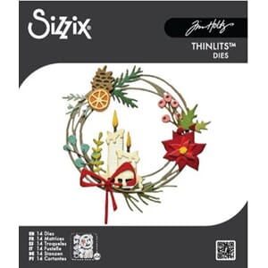 Sizzix - Festive Wreath Thinlits Die Vault