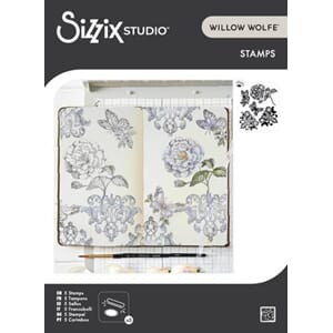 Sizzix - Studio Clear Stamps Ornamental Butterflies