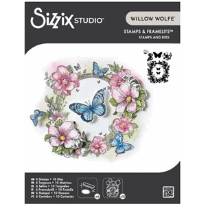 Sizzix - Stamps Set w/ Framelits Die Artful Blooms