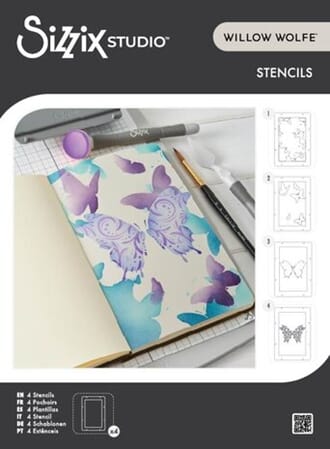 Sizzix - Studio Layered Stencils Butterflies