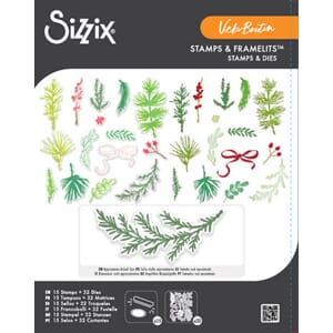 Sizzix - Winter Greenery Thinlits Die by Vicki Boutin