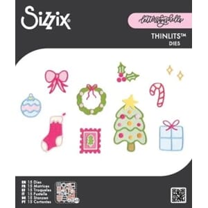Sizzix - Holiday Cheer Thinlits Die by Letters by Shells