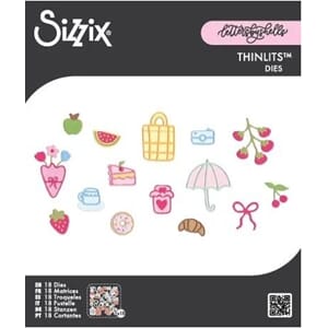 Sizzix - Picnic Treats Thinlits Die by Letters by Shells