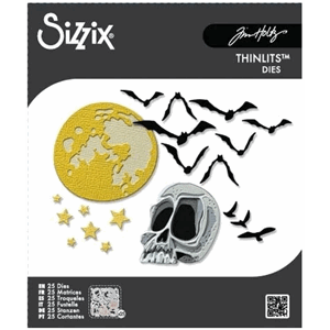 Sizzix - Thinlits Die Vault Moonlight Scare