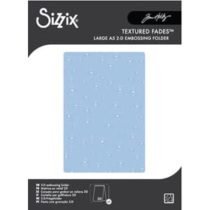 Sizzix - Sparkle Stars A5 2D Text Embossing Folder Vault