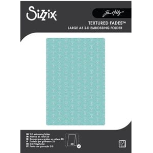 Sizzix - Snowflakes #3 A5 2D Text Embossing Folder Vault
