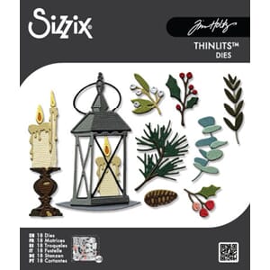 Sizzix - Winter Candleligh Thinlits Die Vault