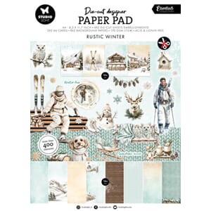 Studio Light - Rustic Winter A4 Die-cut Paper Pad