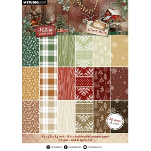 Studio Light - Cottage Christmas A5 Pattern Paper Pad