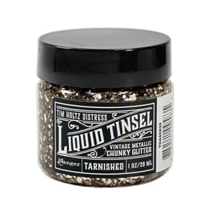 Tim Holtz - Distress Liquid Tinsels Chunky Tarnished 1 fl oz