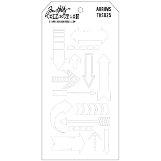Tim Holtz: Arrows - Layered Stencil