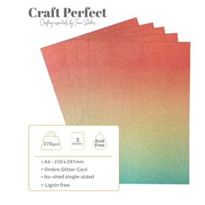 Tonic Studio - Ombre Mermaid Shimmer Glitter Paper