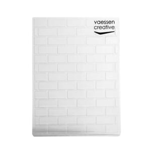 Vaessen Creative - Brick Wall 3D Embossing Folder