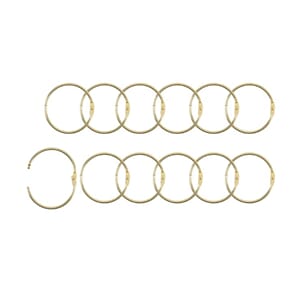 Vaessens - Gold Book Binding Rings 50mm, 12 stk