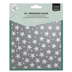 Vaessen Creative - Christmas Stars 3DEmbossing Folder