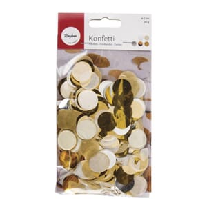 Party dekor - Konfetti, runde, str 2 cm, 30 gram
