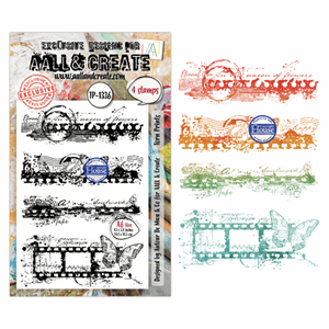 AALL and Create - Through the Lens A6 Stamp Sets Torn Prints