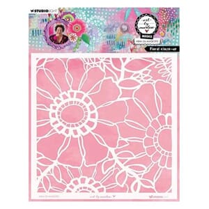 Art by Marlene - Floral Close-Up Mask, str 8x8 inch