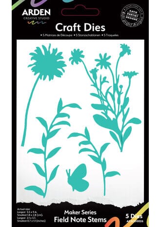 Arden Creative - Maker Series Craft Die Field Note Stems