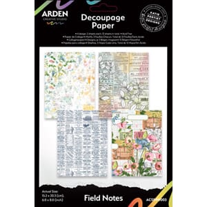 Arden - Field Notes 6x8 Inch Decoupage Paper
