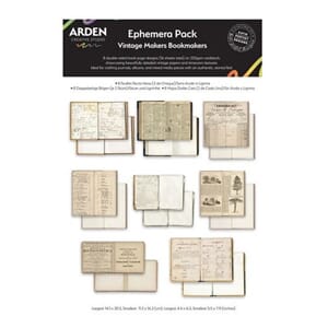 Arden - Vintage Makers Bookmakers Ephemera Pack by Katie Per