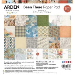 Arden - Been There 12x12 Inch Paper Pad by Katie Pertiet