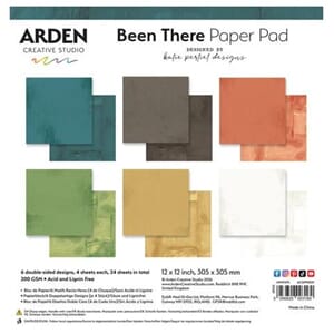 Arden - Been There Solids 12x12 Inch Paper Pad by Katie Pert