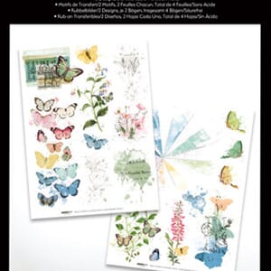 Arden - Field Notes 6x8 Inch Rub-On Transfer Set