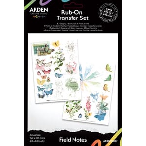 Arden - Field Notes 6x8 Inch Rub-On Transfer Set