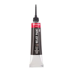 Amsterdam - Black Relief Paint 20ml