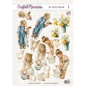 Creatief Art - In Full Bloom 1 3D Sheet Crafted Memories