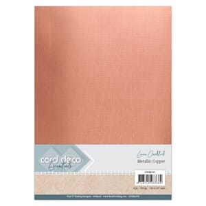 Card Deco - Copper Metallic Linen Cardstock