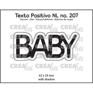 Crealies - Texto Positivo Dies BABY