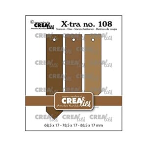 Crealies - X-tra Dies No. 108 Pointy Tags smooth