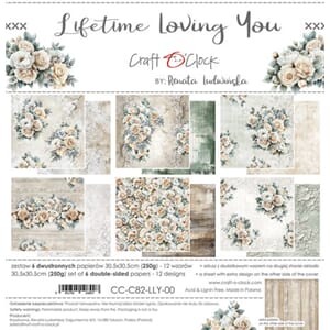Craft O'Clock - Lifetime Loving You 12x12 Inch Paper Set