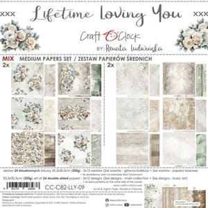 Craft O'Clock - Lifetime Loving You 8x8 Inch Medium Papers S